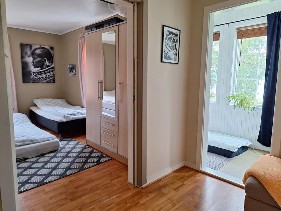 Privat Leilighet Pa Gard Med Badstue Og Nordlys Narvik Esterno foto